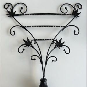 Vintage Jewelry Holder - Autumn Leaves Pattern